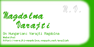 magdolna varajti business card